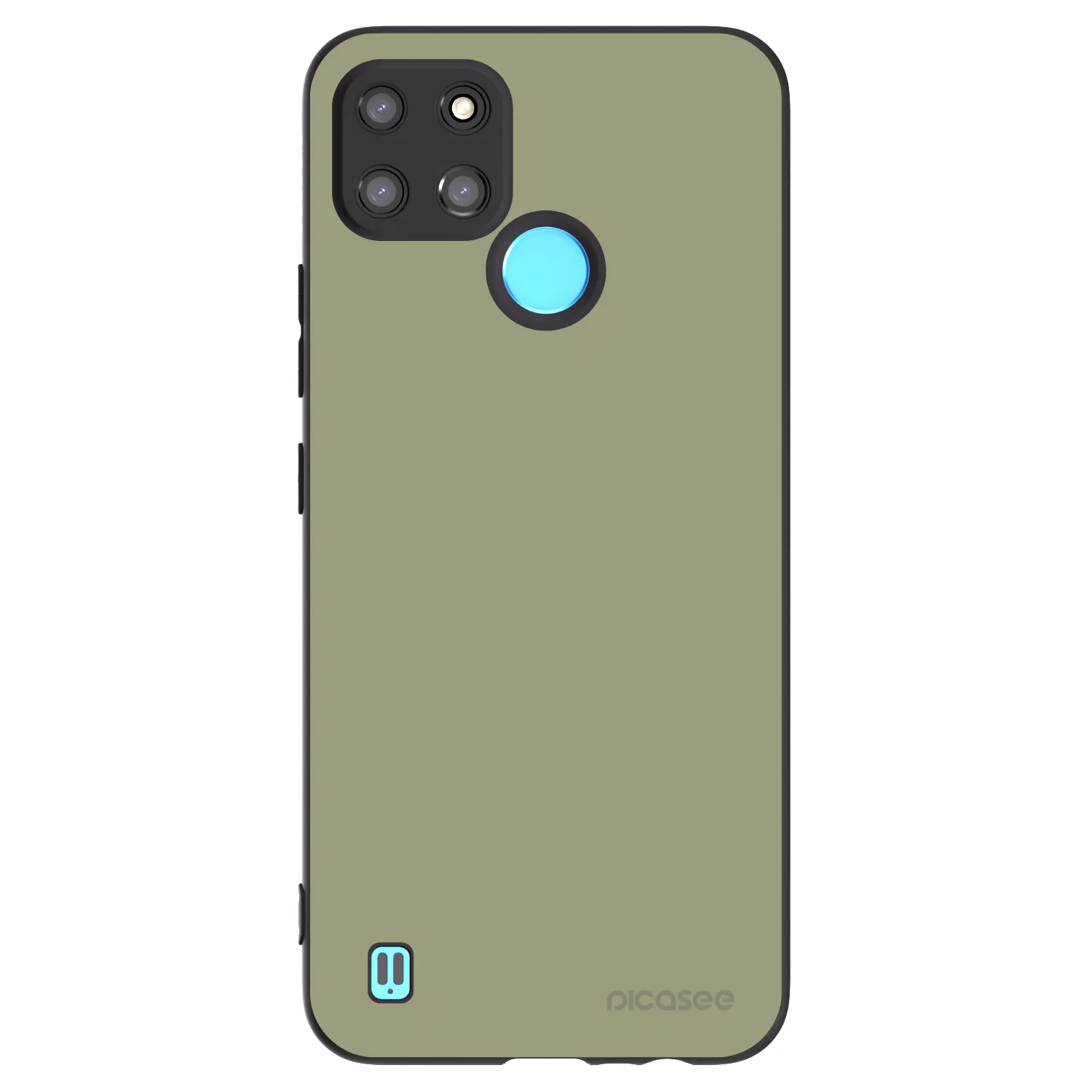 Picasee silikonový černý obal pro Realme C21Y - Dewy Dawn