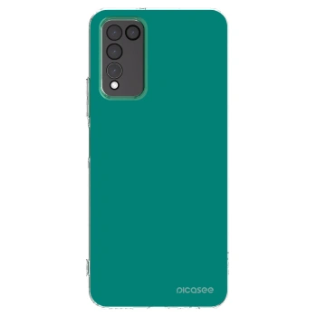 Picasee silikonový průhledný obal pro Honor 10X Lite - Emerald Mist