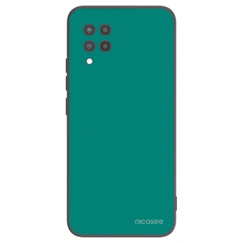Picasee silikonový černý obal pro Samsung Galaxy A42 A426B - Emerald Mist