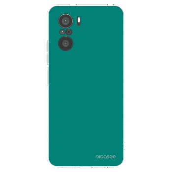 Picasee silikonový průhledný obal pro Xiaomi Poco F3 - Emerald Mist