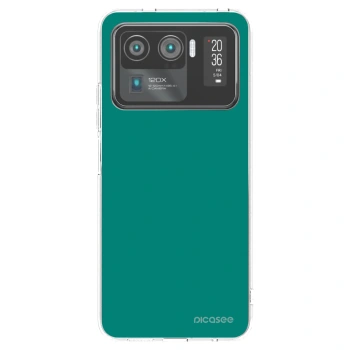 Picasee silikonový průhledný obal pro Xiaomi Mi 11 Ultra - Emerald Mist