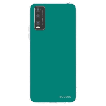 Picasee silikonový průhledný obal pro Vivo Y20s - Emerald Mist