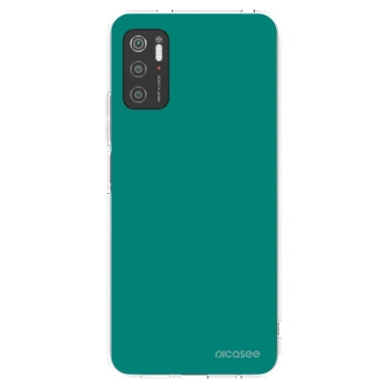 Picasee silikonový průhledný obal pro Xiaomi Poco M3 Pro 5G - Emerald Mist