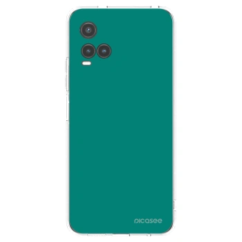 Picasee silikonový průhledný obal pro Vivo Y33s - Emerald Mist