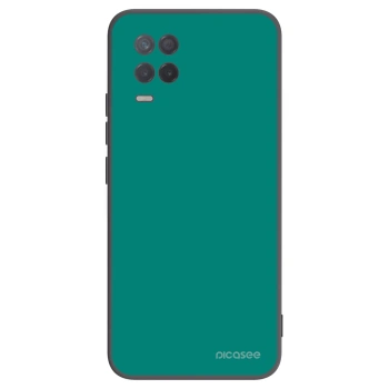 Picasee silikonový černý obal pro Realme 8 5G - Emerald Mist