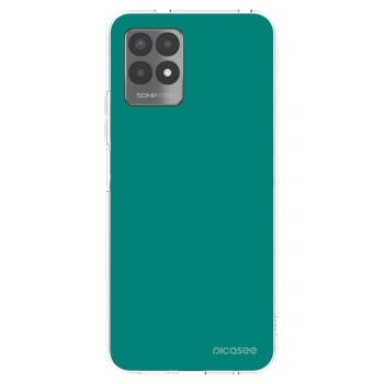 Picasee silikonový průhledný obal pro Realme 8i - Emerald Mist