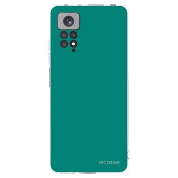 Picasee silikonový průhledný obal pro Xiaomi Redmi Note 11S 4G - Emerald Mist