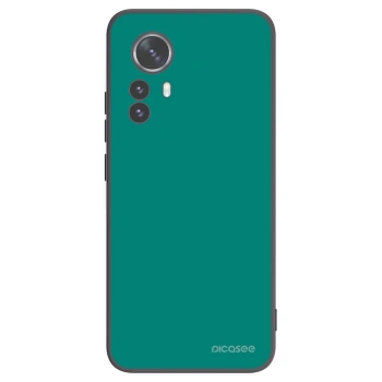 Picasee silikonový černý obal pro Xiaomi 12 Pro - Emerald Mist