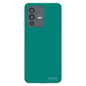 Picasee silikonový průhledný obal pro Vivo V23 5G - Emerald Mist