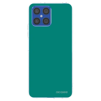 Picasee silikonový průhledný obal pro Honor X8 4G - Emerald Mist