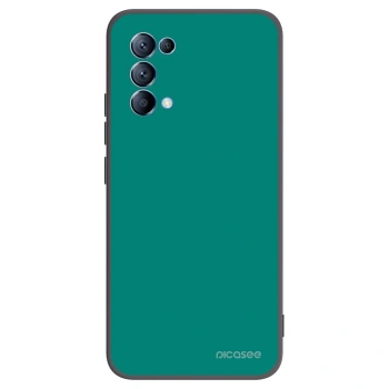 Picasee silikonový černý obal pro OPPO Reno 5 5G - Emerald Mist