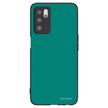 Picasee silikonový černý obal pro OPPO A16s - Emerald Mist