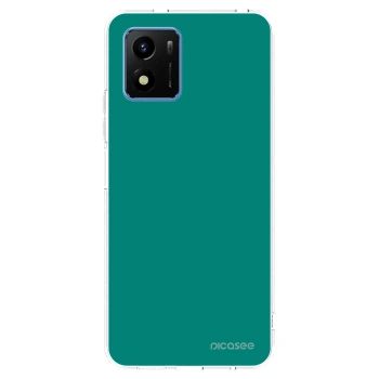 Picasee silikonový průhledný obal pro Vivo Y01 - Emerald Mist