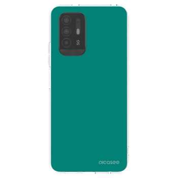Picasee silikonový průhledný obal pro OPPO A94 5G - Emerald Mist