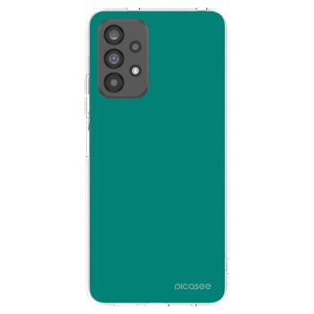Picasee silikonový průhledný obal pro Samsung Galaxy A73 5G - Emerald Mist