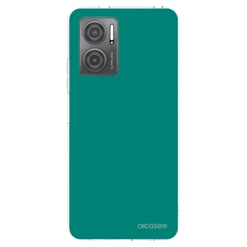 Picasee silikonový průhledný obal pro Xiaomi Redmi 10 5G - Emerald Mist