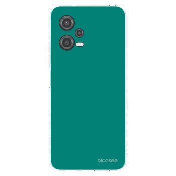 Picasee silikonový průhledný obal pro Xiaomi Poco X5 - Emerald Mist