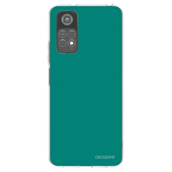 Picasee silikonový průhledný obal pro Xiaomi Redmi Note 11S 5G - Emerald Mist