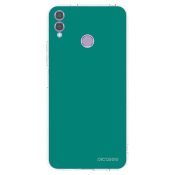 Picasee silikonový průhledný obal pro Honor 8X - Emerald Mist