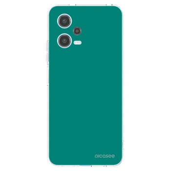 Picasee silikonový průhledný obal pro Xiaomi Redmi Note 12 5G - Emerald Mist