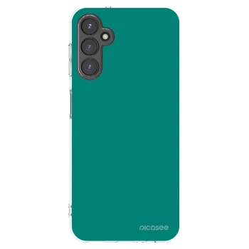 Picasee silikonový průhledný obal pro Samsung Galaxy A14 5G A146P - Emerald Mist