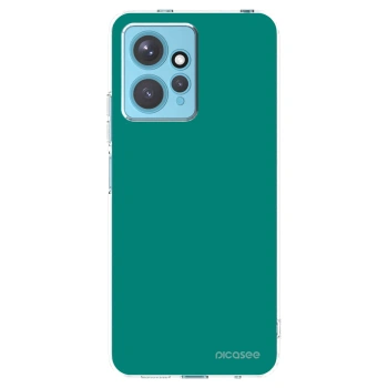 Picasee silikonový průhledný obal pro Xiaomi Redmi Note 12 4G - Emerald Mist