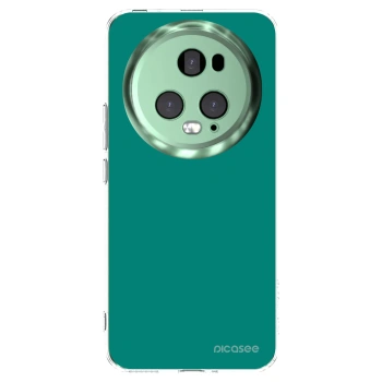 Picasee silikonový průhledný obal pro Honor Magic5 Pro - Emerald Mist