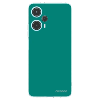 Picasee silikonový průhledný obal pro Xiaomi Poco F5 - Emerald Mist