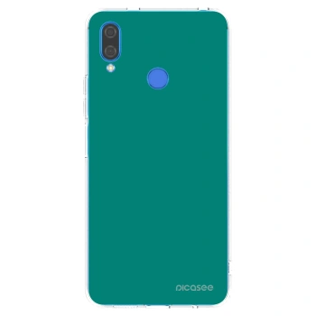 Picasee silikonový průhledný obal pro Huawei Nova 3 - Emerald Mist
