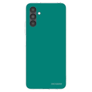 Picasee silikonový průhledný obal pro Samsung Galaxy A04s A047F - Emerald Mist