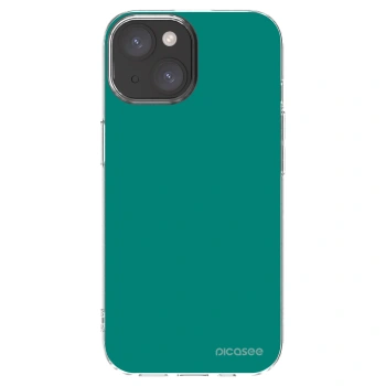Picasee silikonový průhledný obal pro Apple iPhone 15 - Emerald Mist