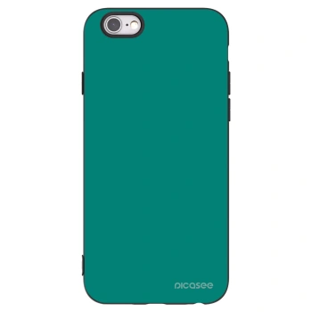 Picasee silikonový černý obal pro Apple iPhone 6/6S - Emerald Mist
