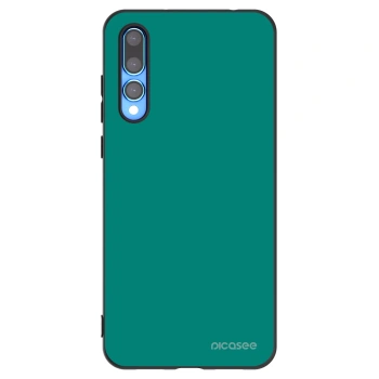 Picasee silikonový černý obal pro Huawei P20 Pro - Emerald Mist