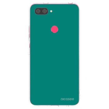 Picasee silikonový průhledný obal pro Xiaomi Mi 8 Lite - Emerald Mist
