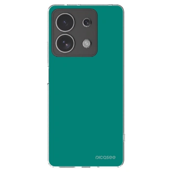 Picasee silikonový průhledný obal pro Xiaomi Redmi Note 13 4G - Emerald Mist