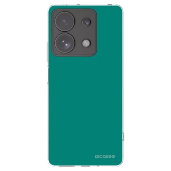Picasee silikonový průhledný obal pro Xiaomi Redmi Note 13 Pro 4G - Emerald Mist