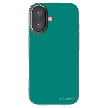 Picasee silikonový průhledný obal pro Apple iPhone 16 - Emerald Mist