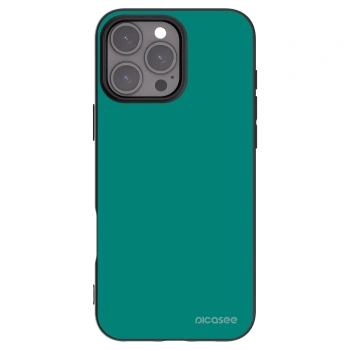 Picasee silikonový černý obal pro Apple iPhone 16 Pro Max - Emerald Mist