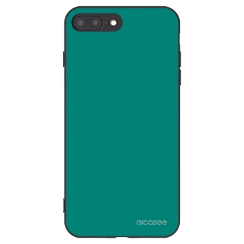 Picasee silikonový černý obal pro Apple iPhone 7 Plus - Emerald Mist