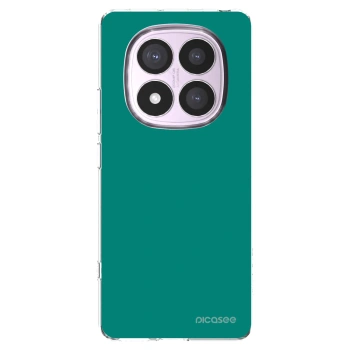 Picasee silikonový průhledný obal pro Xiaomi Redmi Note 14 Pro 5G - Emerald Mist