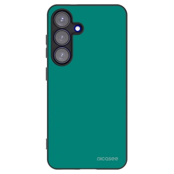 Picasee silikonový černý obal pro Samsung Galaxy S25 5G - Emerald Mist