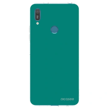 Picasee silikonový průhledný obal pro Huawei Y7 2019 - Emerald Mist