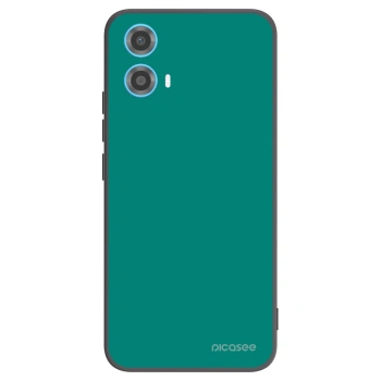 Picasee silikonový černý obal pro Motorola Moto G34 5G - Emerald Mist