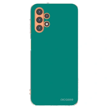 Picasee silikonový průhledný obal pro Samsung Galaxy A13 5G - Emerald Mist