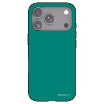 Picasee silikonový černý obal pro Apple iPhone 17 Pro - Emerald Mist