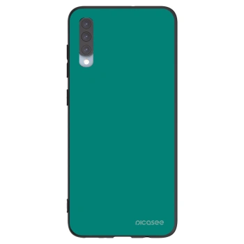Picasee silikonový černý obal pro Samsung Galaxy A70 A705F - Emerald Mist