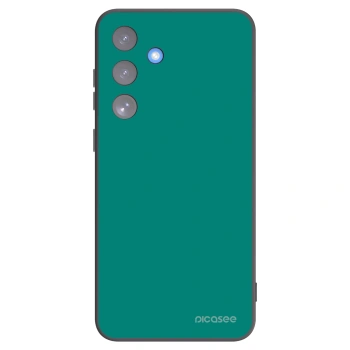 Picasee silikonový černý obal pro Samsung Galaxy S25 FE 5G - Emerald Mist