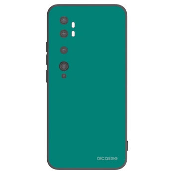 Picasee silikonový černý obal pro Xiaomi Mi Note 10 (Pro) - Emerald Mist