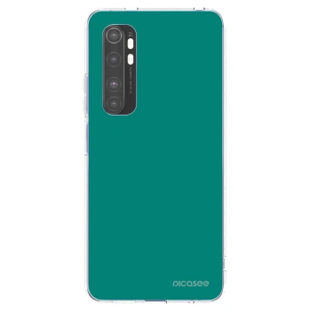 Picasee silikonový průhledný obal pro Xiaomi Mi Note 10 Lite - Emerald Mist