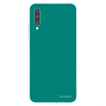 Picasee silikonový průhledný obal pro Samsung Galaxy A30s A307F - Emerald Mist